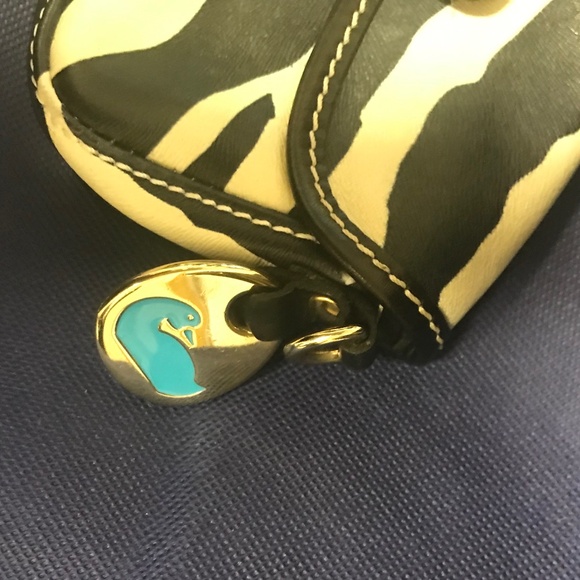 💗 Dooney & Bourke Distressed Animal Print Leather Hobo Bag w/ Coin Purse - Picture 10 of 11